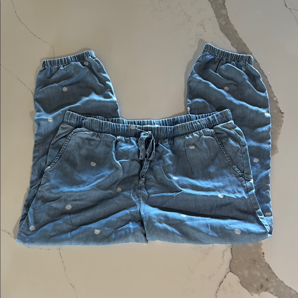 Anthropology Cloth And Stone Denim Joggers